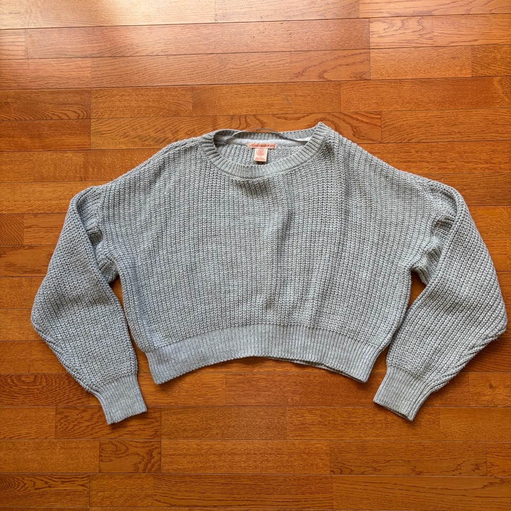 Urban Outfitters Cropped Gray Sweater